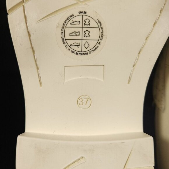 CamperLab Mil 1978 Padded Leather Loafers 37 US 7 Womens Ivory Camper Lab $245 - Picture 10 of 13